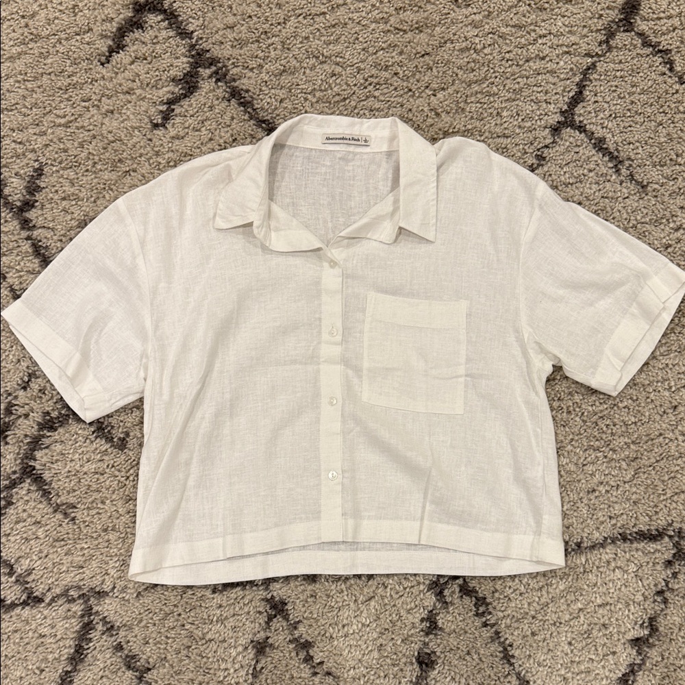 Abercrombie & Fitch Cream Top